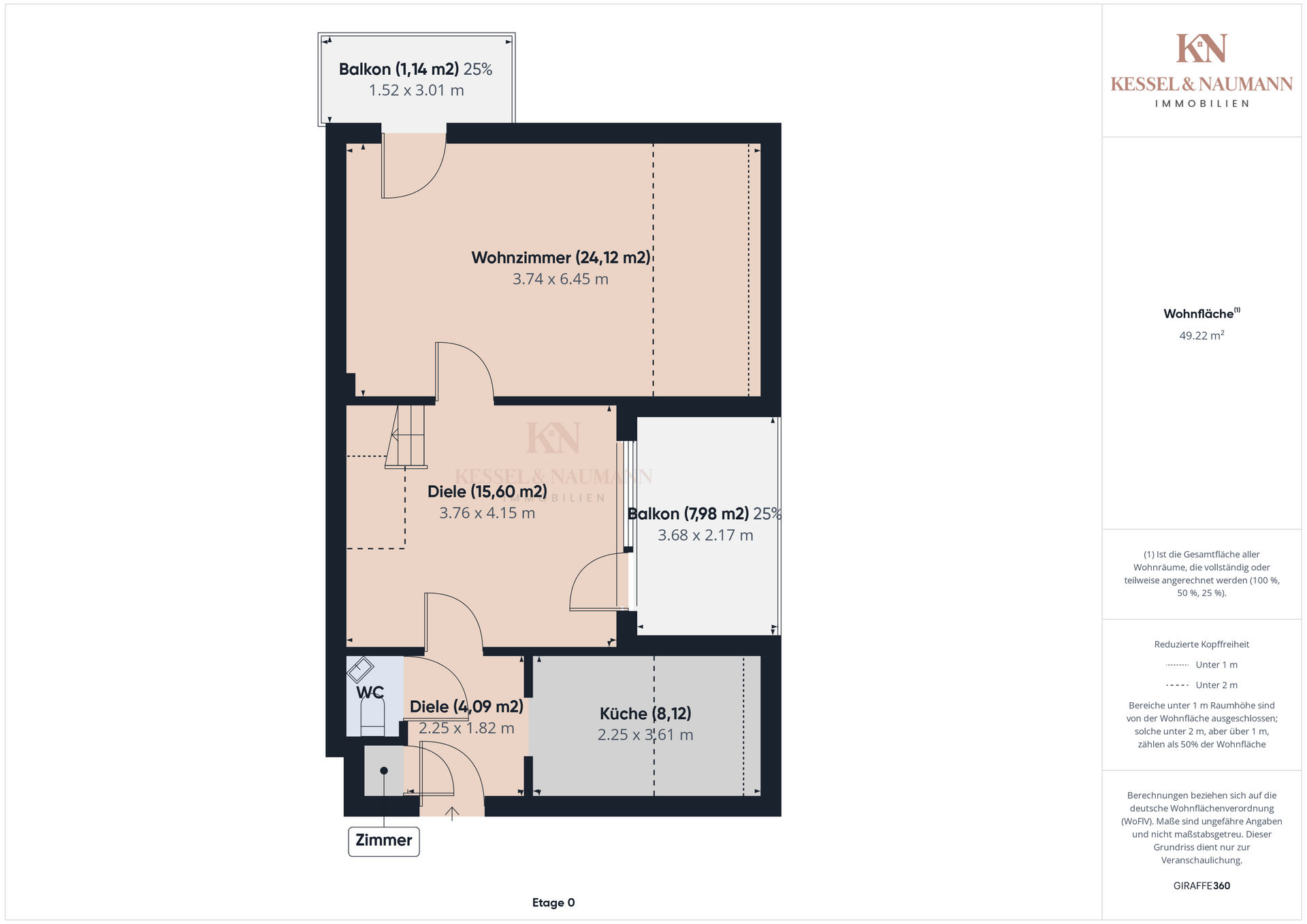 Grundriss untere Etage